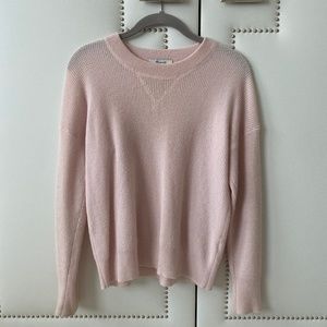 Pink Madewell Cashmere Sweatshirt